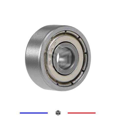 15 Roulements à Billes 624-ZZ - 4x13x5 Mm, Acier Carbone, Double Blindage Métal, Précision P6 (ABEC3)