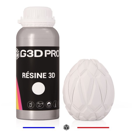 G3D PRO® - Résine 3D Standard - Blanc - 500g