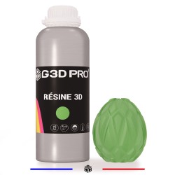 Résine 3D G3D PRO® Standard Translucide Vert 1kg