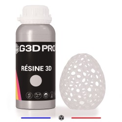 Résine 3D Lavable à l'eau G3D PRO® 500g Transparent
