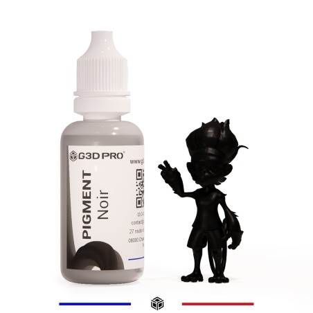 Pigment G3D PRO® pour Résine 3D 10g Noir