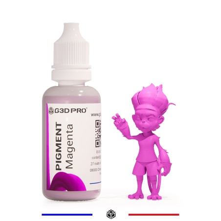 Pigment G3D PRO® pour Résine 3D 10g Magenta