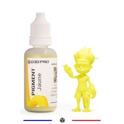 Pigment G3D PRO® pour Résine 3D 10g Jaune