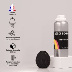 Résine 3D Standard Grossiste 3D