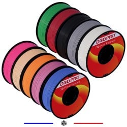 Pack 10 filaments 3D Mystères PLA G3D PRO® 1.75MM 1 Kg - Grossiste 3D Pack 10 filaments 3D Mystères PLA G3D PRO® 1.75MM 1 Kg - Grossiste 3D