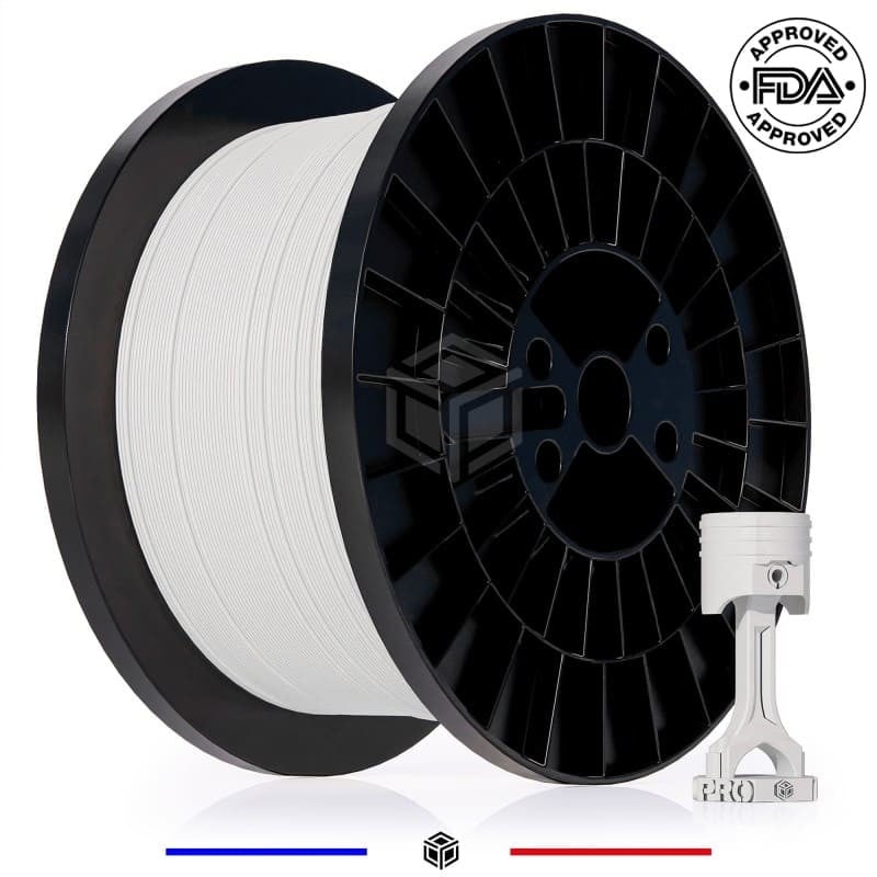 Filament 3D PETG-FS G3D PRO 5 kg Blanc 1.75 mm Filament 3D PETG-FS G3D PRO 5 kg Blanc 1.75 mm