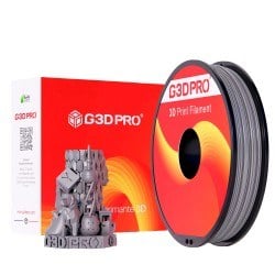 Fil 3D PLA 500g 1.75 mm Argent