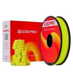 Filament 3D PLA Fluorescent 500g 1.75 mm Jaune