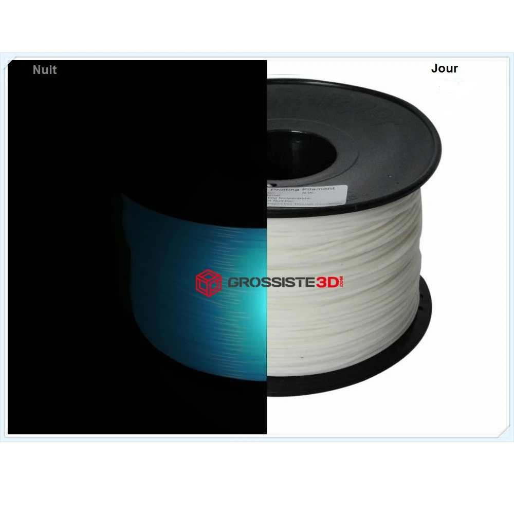 Filament 3D Phosphorescent Bleu PLA 3.00mm