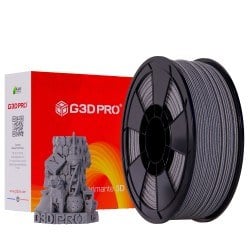 Filament 3D PLA Métallisé Argent 1.75mm 500g