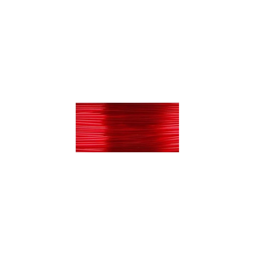  Filament 3D PLA Translucide Rouge métre