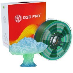 Fil 3D PLA 1 kg 1.75 mm Translucide Multicolore Été