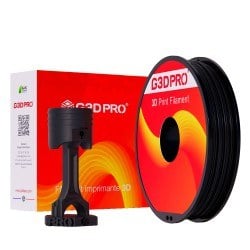 Filament 3D PETG 500g Noir 1.75 mm
