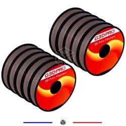 PACK 10 Bobines PLA Métallisé Cuivre G3D PRO 1.75MM - Fin de Série PACK 10 Bobines PLA Métallisé Cuivre G3D PRO 1.75MM - Fin de Série