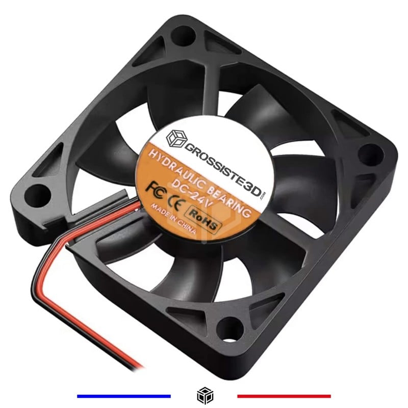Ventilateurs 3D Jopto 24V 5015 - Lot De 2 - Pour Imprimante 3D RepRap I3 - Refroidissement Hotend