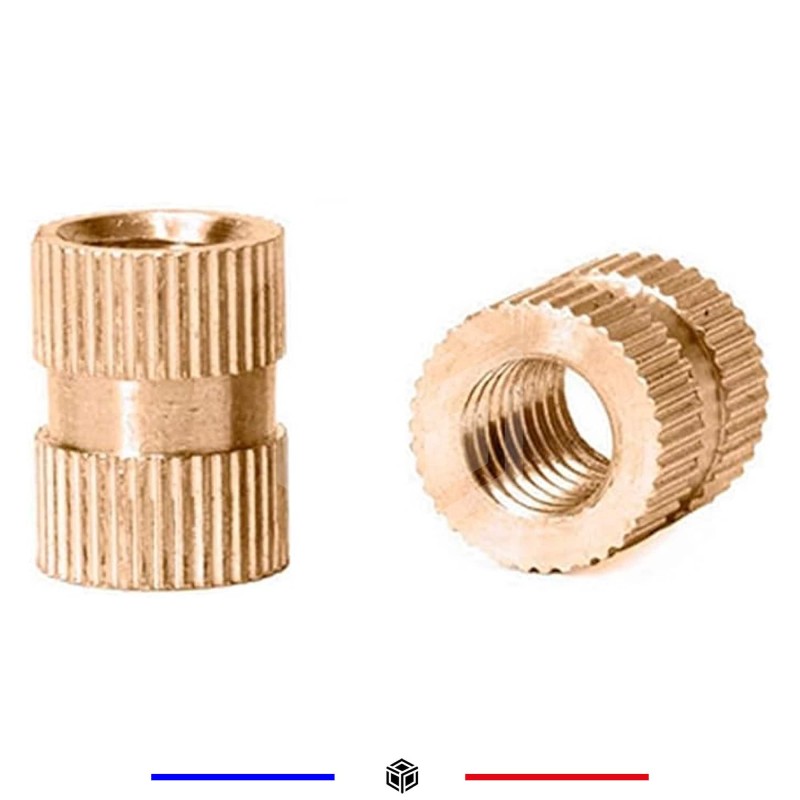 Kit Insert Fileté en laiton M2 M2.5 M3 M4 M5 M6 de 80pcs