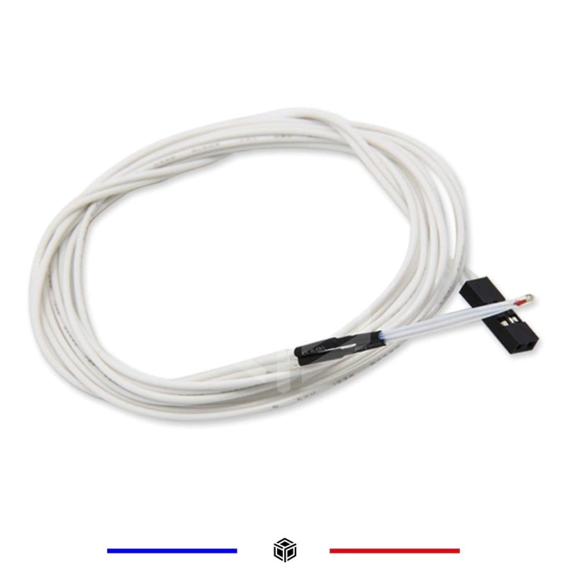 Thermistance Câble NTC 100k imprimante 3D avec connecteur Dupont femelle noir Thermistance Câble NTC 100k imprimante 3D avec connecteur Dupont femelle noir
