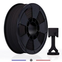 Filament 3D PETG 1 Kg 1.75 mm Noir Mat G3D PRO