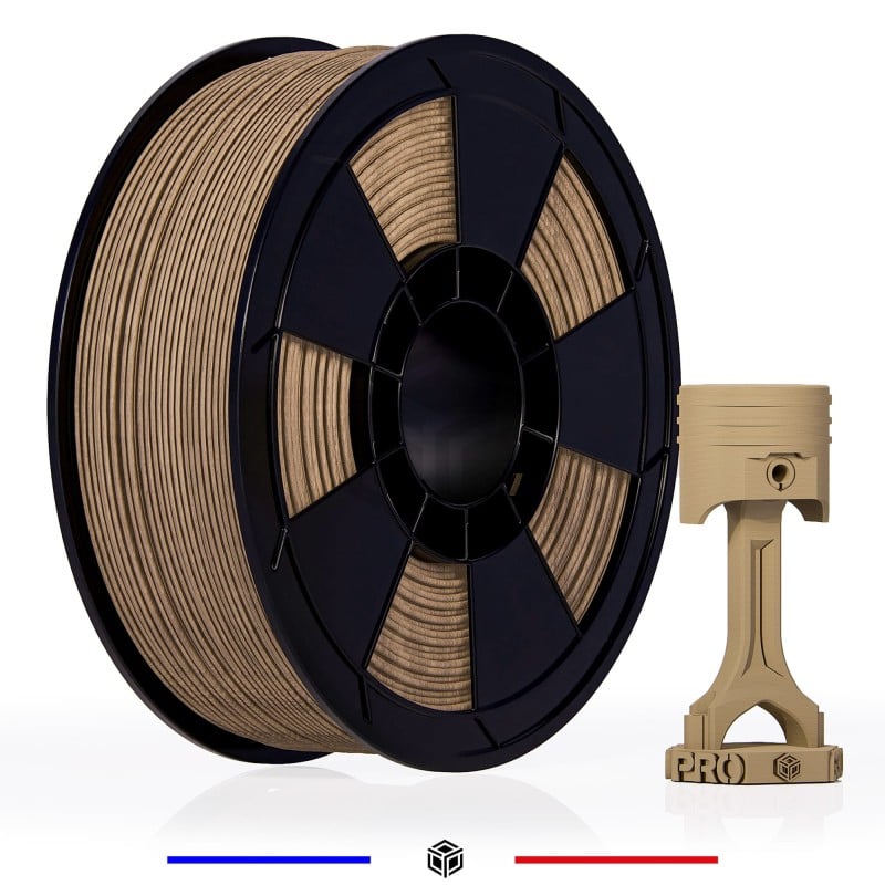 Filament 3D PETG G3D PRO® 1 Kg 1.75 mm Bois Filament 3D PETG G3D PRO® 1 Kg 1.75 mm Bois