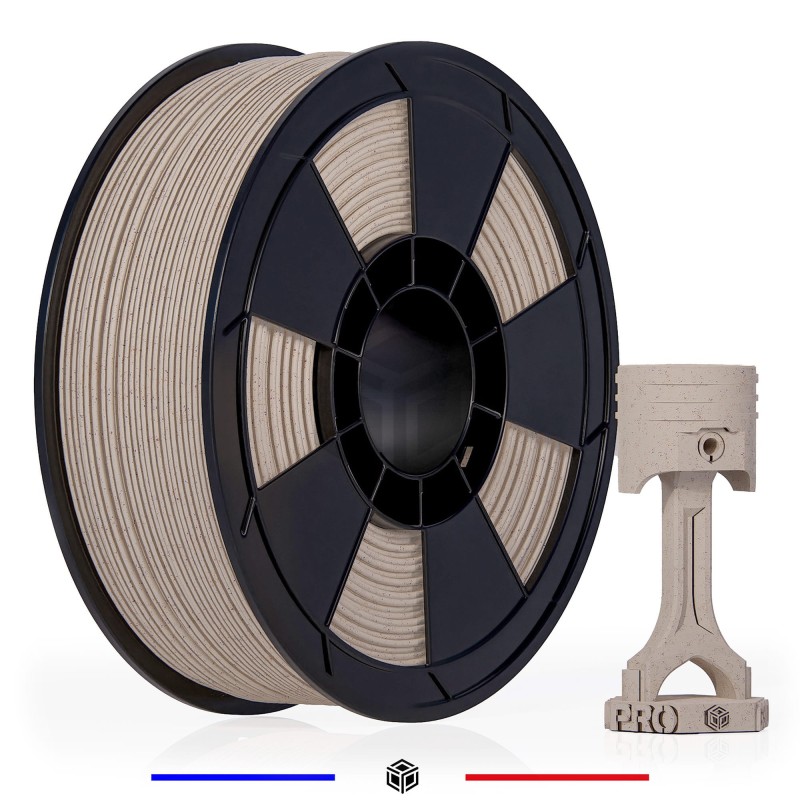 Filament 3D PETG G3D PRO® 1 Kg 1.75 mm Stone Pierre Filament 3D PETG G3D PRO® 1 Kg 1.75 mm Stone Pierre