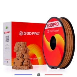 Filament imprimante 3D PLA 500g 1.75 mm marron