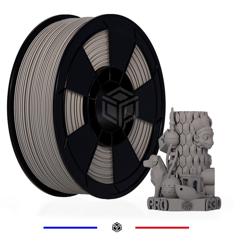Fil 3D PLA MAT 1 Kg 1.75 mm Gris Fil 3D PLA MAT 1 Kg 1.75 mm Gris