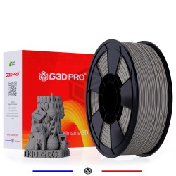 Fil 3D PLA MAT 1 Kg 1.75 mm Gris