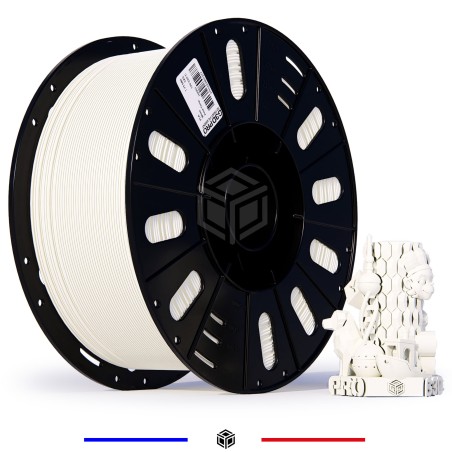 Fil 3D PLA 3 Kg 1.75 mm Blanc