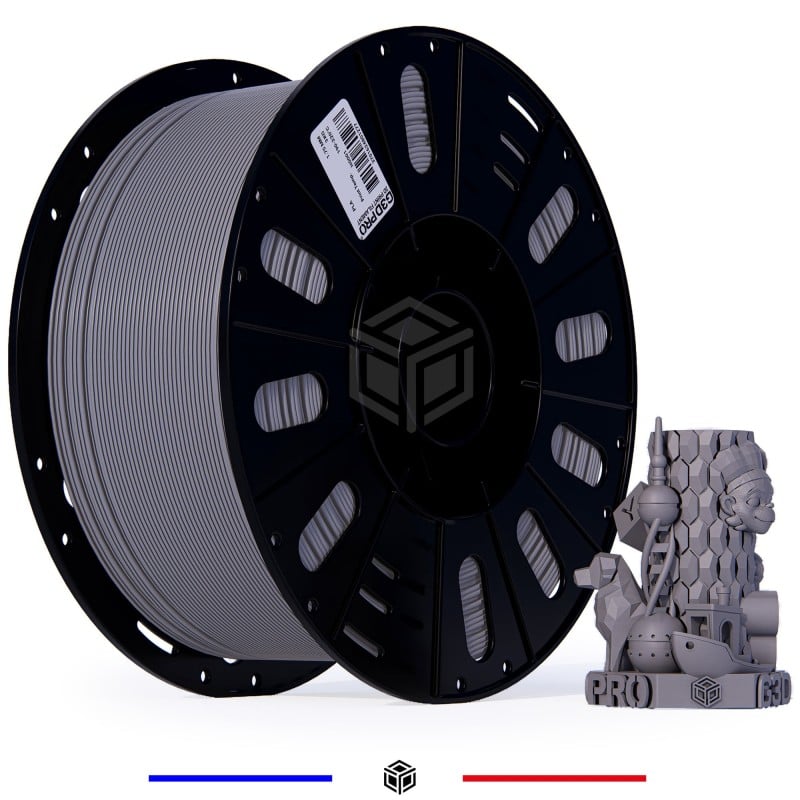 Fil 3D PLA 3 Kg 1.75 mm Gris Fil 3D PLA 3 Kg 1.75 mm Gris