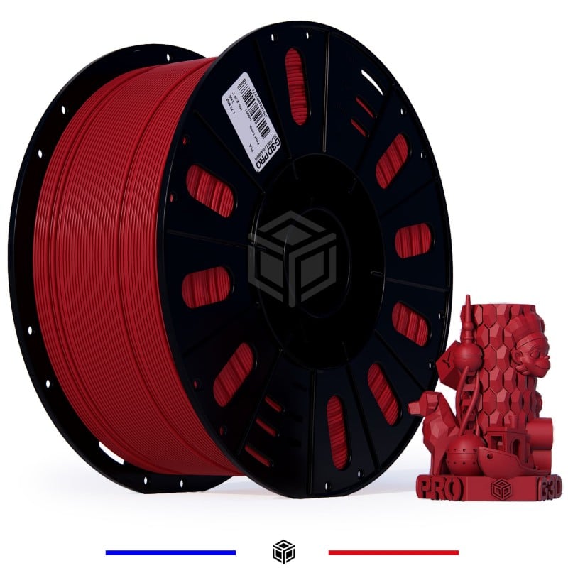 Fil 3D PLA 3 Kg 1.75 mm Dark Rouge Fil 3D PLA 3 Kg 1.75 mm Dark Rouge