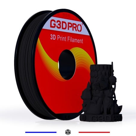 Fil 3D PLA MAT 500g 1.75mm Noir