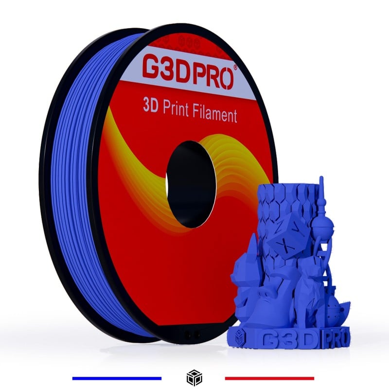 Fil 3D PLA MAT 500g 1.75 mm Bleu Fil 3D PLA MAT 500g 1.75 mm Bleu
