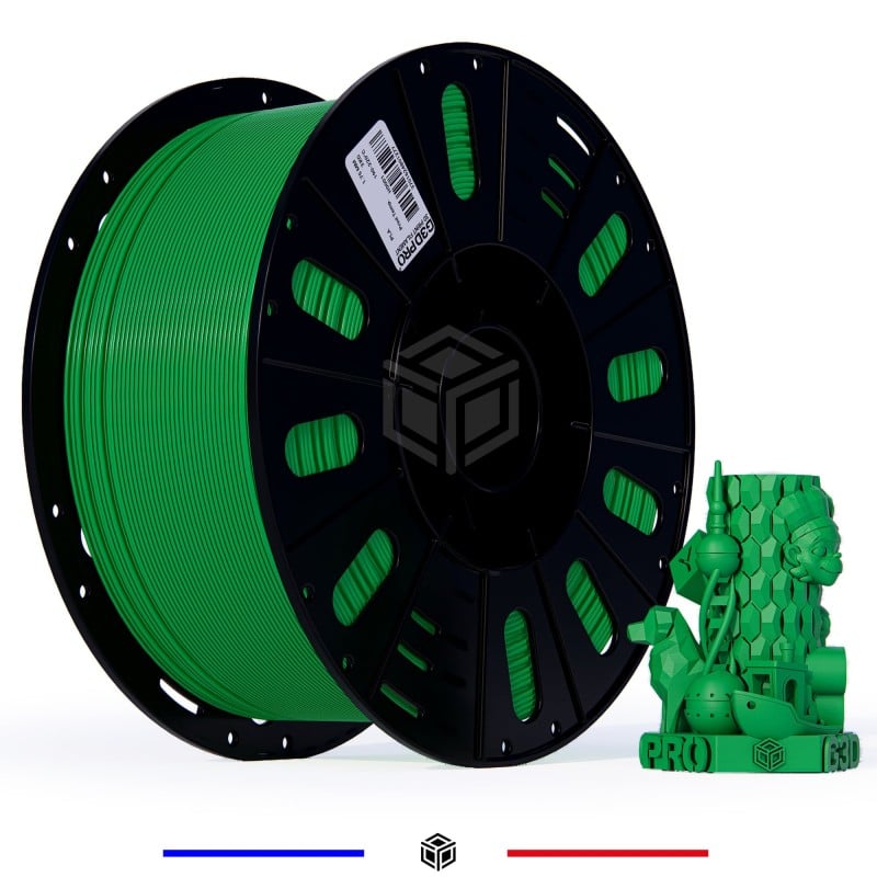 Fil 3D PLA 3 Kg 1.75 mm Vert Fil 3D PLA 3 Kg 1.75 mm Vert
