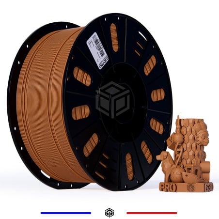 Fil 3D PLA 3 Kg 1.75 mm Marron