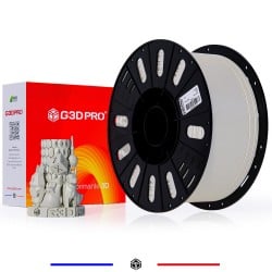 Fil 3D PLA 3 Kg 1.75 mm Perle Blanc
