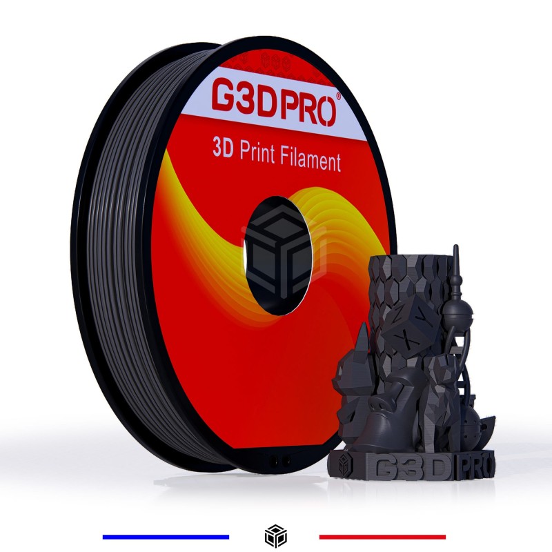 Fil 3D PLA 500g 1.75 mm Dark Gris Anthracite Fil 3D PLA 500g 1.75 mm Dark Gris Anthracite