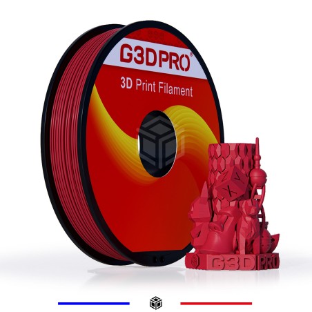 Fil 3D PLA 500g 1.75 mm Rouge