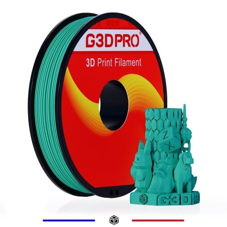 Fil 3D PLA MAT 500g 1.75 mm Cyan