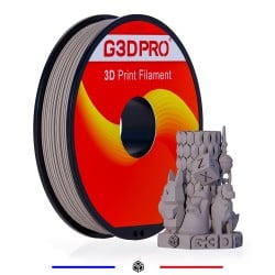 Fil 3D PLA MAT 500g 1.75 mm Gris