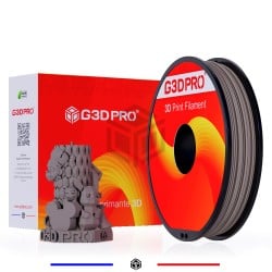 Fil 3D PLA MAT 500g 1.75 mm Gris