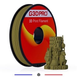 Fil 3D PLA MAT 500g 1.75 mm Vert militaire