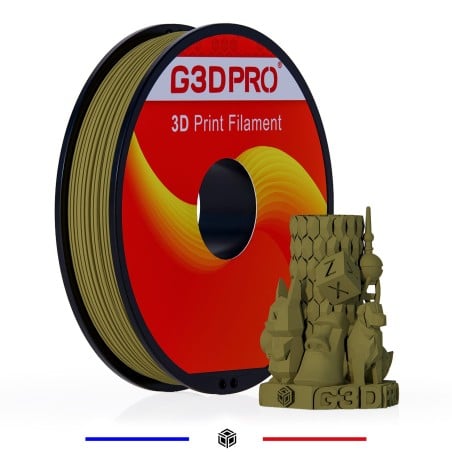 Fil 3D PLA MAT 500g 1.75 mm Vert militaire