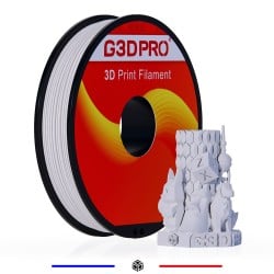 Fil 3D PLA MAT 500g 1.75 mm Blanc