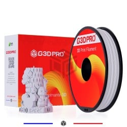 Fil 3D PLA MAT 500g 1.75 mm Blanc