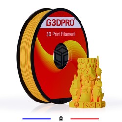 Fil 3D PLA MAT 500g 1.75 mm Jaune