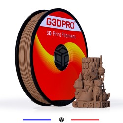 Fil 3D PLA MAT 500g 1.75 mm Bois