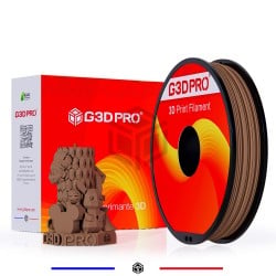 Fil 3D PLA MAT 500g 1.75 mm Bois