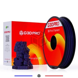 Filament 3D PLA Métallisé Bleu  1.75mm 500g - Grossiste 3D