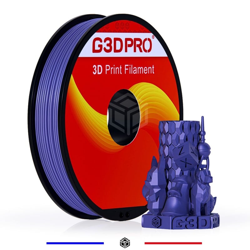 Filament 3D Silk Glossy 500g Bleu 1.75 mm Filament 3D Silk Glossy 500g Bleu 1.75 mm