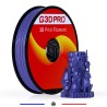 Filament 3D Silk Glossy 500g Bleu 1.75 mm